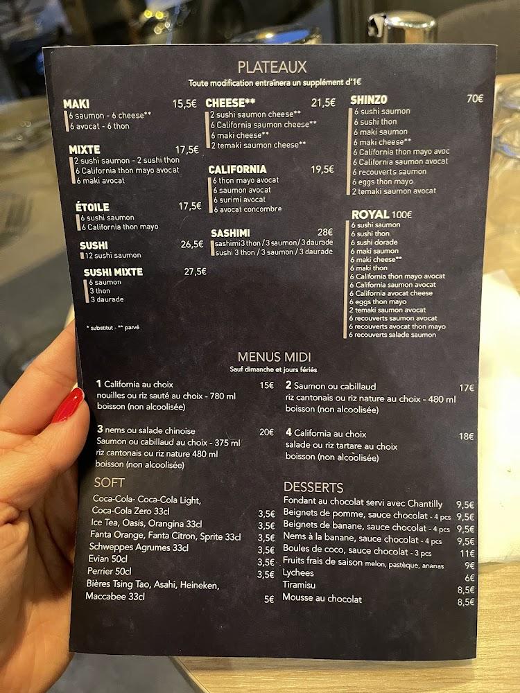 Shinzzo - Menu Image 2